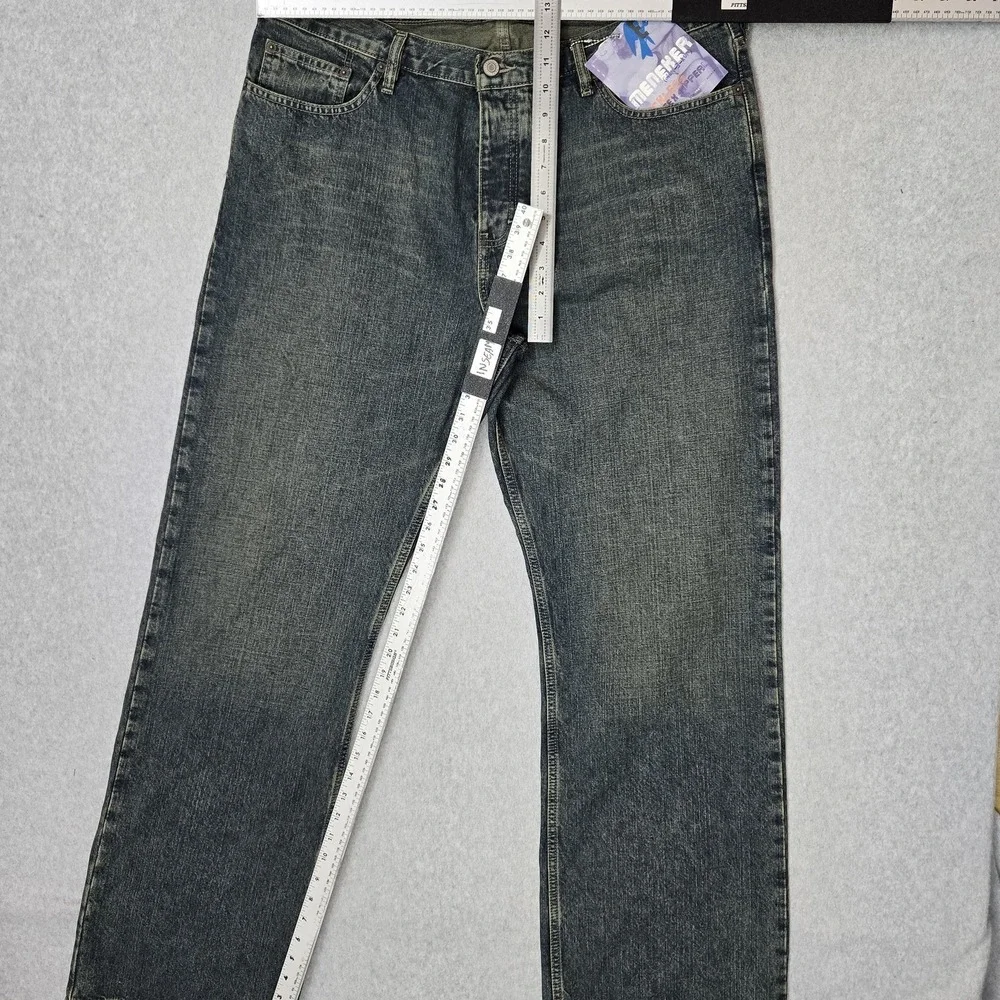 VINTAGE Express Men Jeans 38X34 Blue Denim Meneker 35